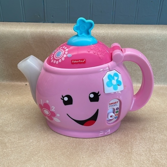 Fisher-Price Smart Stages Pink Tea Cup & 2 Pink Cups - Picture 3 of 10